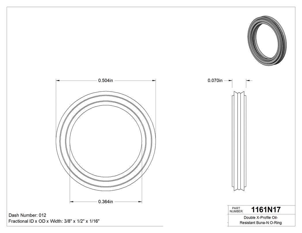 Technical drawing - 1161N17